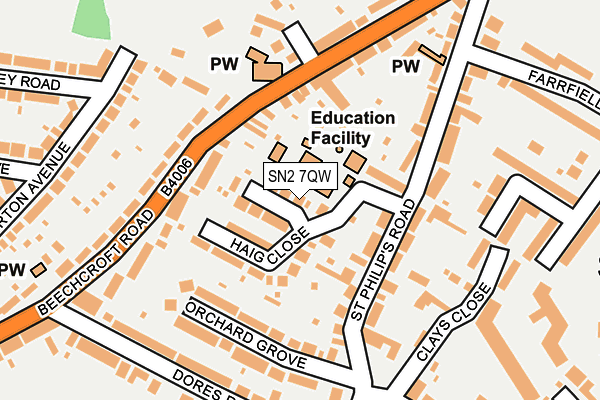 Map of THE PROPERTY HUNT LTD at local scale