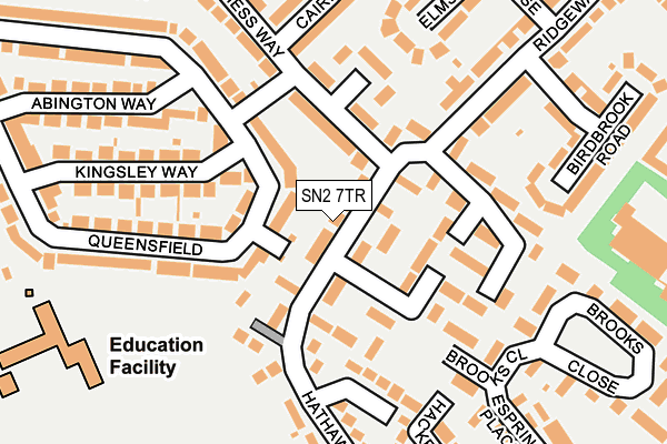 SN2 7TR map - OS OpenMap – Local (Ordnance Survey)