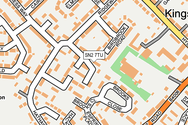 SN2 7TU map - OS OpenMap – Local (Ordnance Survey)