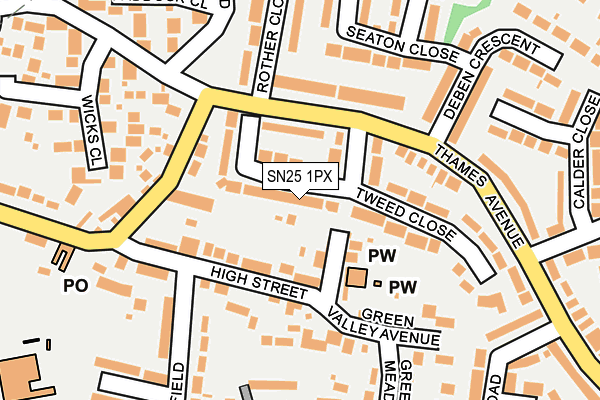 SN25 1PX maps, stats, and open data