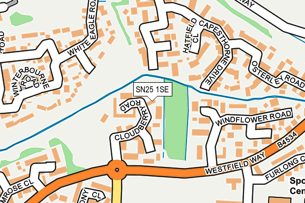 SN25 1SE map - OS OpenMap – Local (Ordnance Survey)