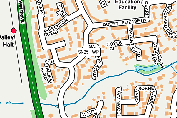 SN25 1WP map - OS OpenMap – Local (Ordnance Survey)