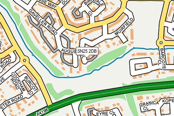 SN25 2DB map - OS OpenMap – Local (Ordnance Survey)