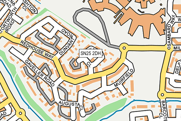 SN25 2DH map - OS OpenMap – Local (Ordnance Survey)