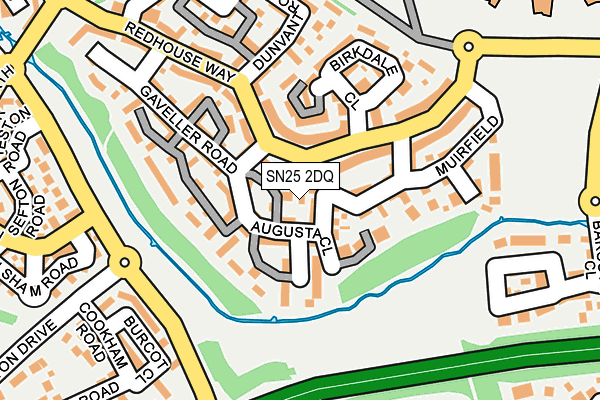 SN25 2DQ map - OS OpenMap – Local (Ordnance Survey)
