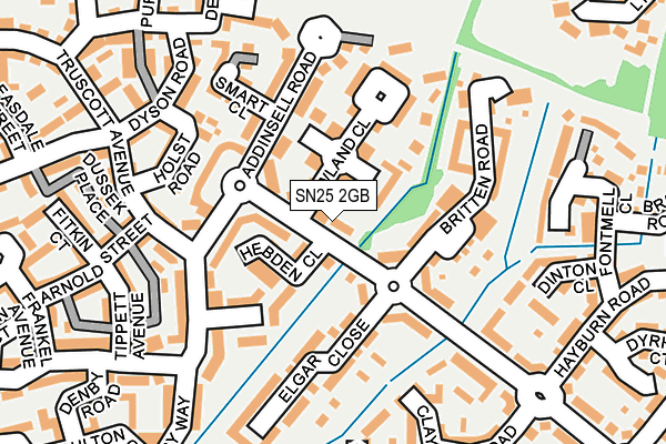 SN25 2GB map - OS OpenMap – Local (Ordnance Survey)