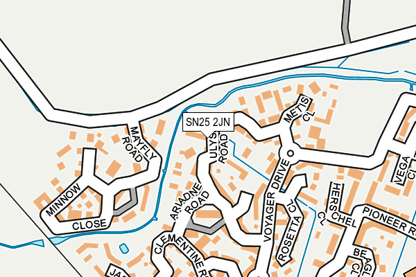 SN25 2JN map - OS OpenMap – Local (Ordnance Survey)
