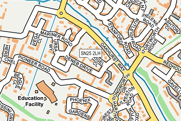 SN25 2LH map - OS OpenMap – Local (Ordnance Survey)