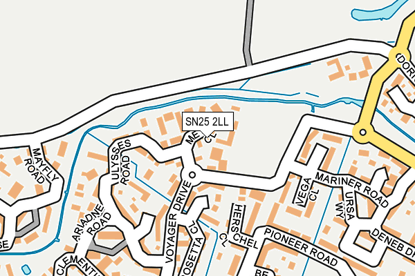 SN25 2LL map - OS OpenMap – Local (Ordnance Survey)