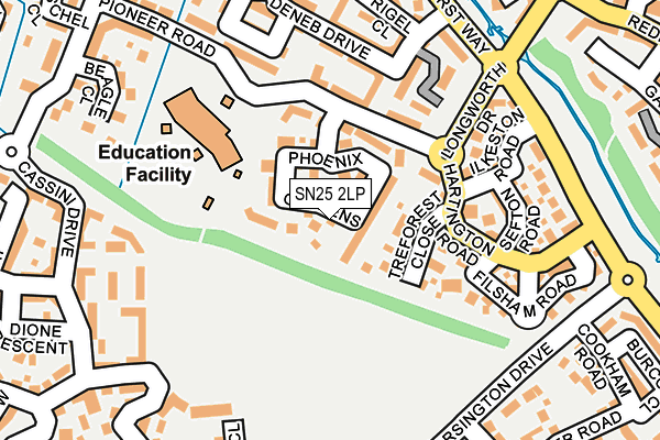 SN25 2LP map - OS OpenMap – Local (Ordnance Survey)