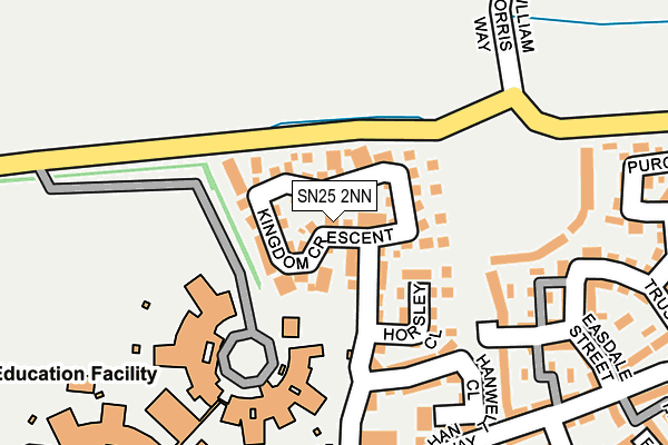 SN25 2NN map - OS OpenMap – Local (Ordnance Survey)
