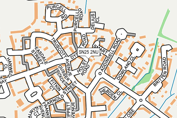 SN25 2NU map - OS OpenMap – Local (Ordnance Survey)