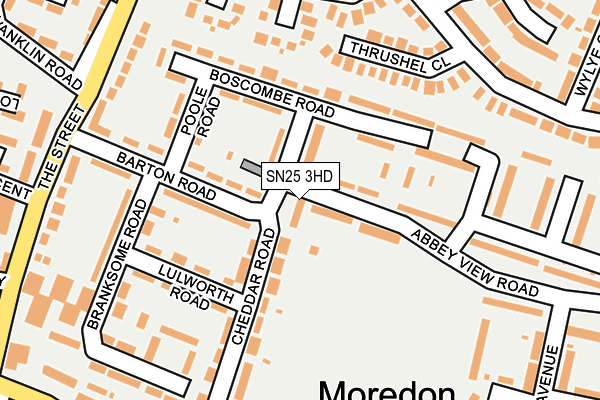 SN25 3HD map - OS OpenMap – Local (Ordnance Survey)