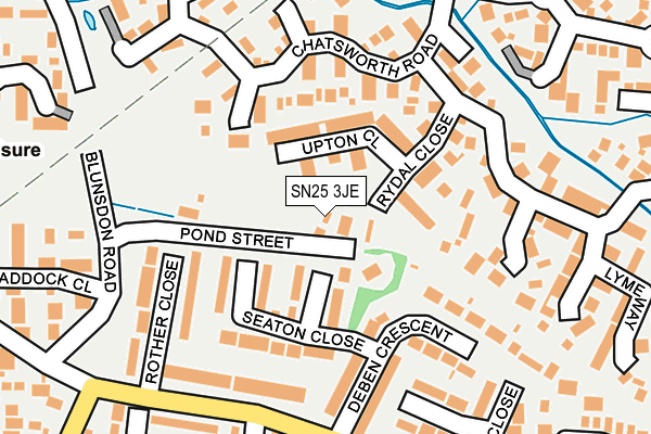 SN25 3JE map - OS OpenMap – Local (Ordnance Survey)