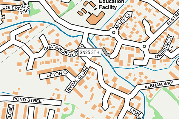 SN25 3TH map - OS OpenMap – Local (Ordnance Survey)