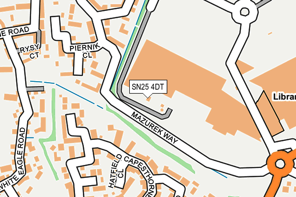 SN25 4DT map - OS OpenMap – Local (Ordnance Survey)