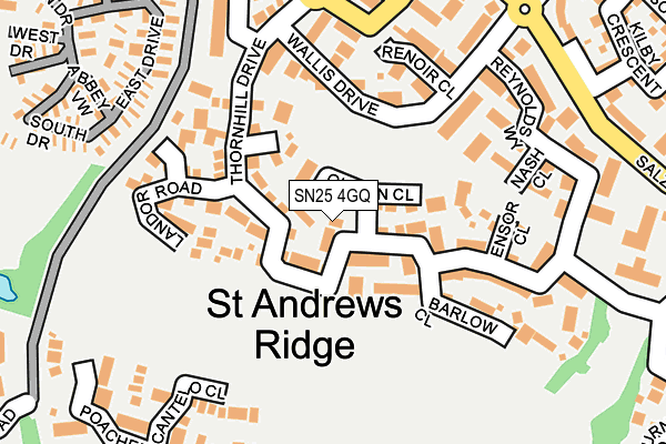 Map of ACE SCAFFOLDING (SWINDON) LTD at local scale