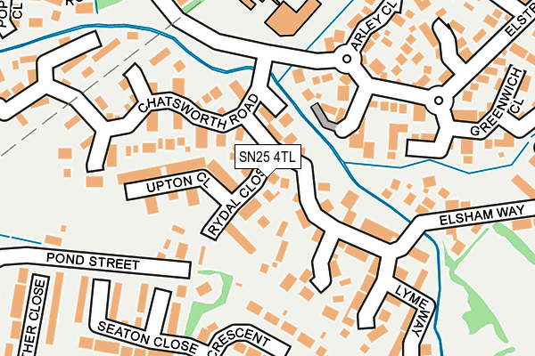 SN25 4TL map - OS OpenMap – Local (Ordnance Survey)