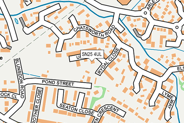 SN25 4UL map - OS OpenMap – Local (Ordnance Survey)