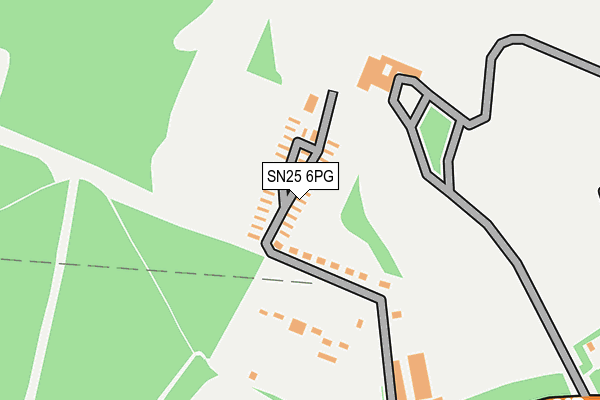 SN25 6PG map - OS OpenMap – Local (Ordnance Survey)