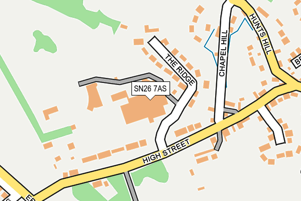 SN26 7AS map - OS OpenMap – Local (Ordnance Survey)