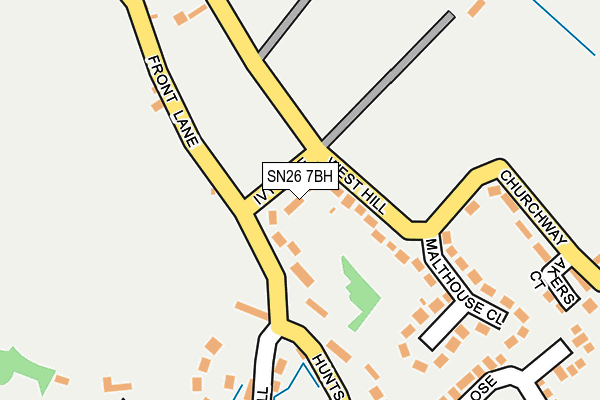 SN26 7BH map - OS OpenMap – Local (Ordnance Survey)