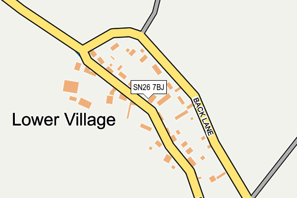 SN26 7BJ map - OS OpenMap – Local (Ordnance Survey)