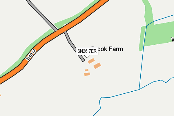 SN26 7ER map - OS OpenMap – Local (Ordnance Survey)