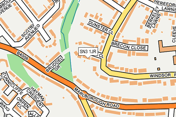 SN3 1JR map - OS OpenMap – Local (Ordnance Survey)