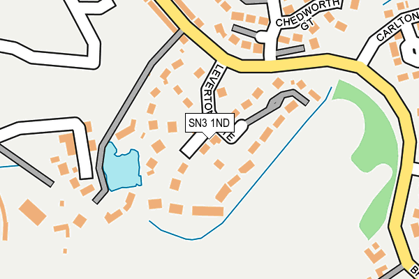 SN3 1ND map - OS OpenMap – Local (Ordnance Survey)
