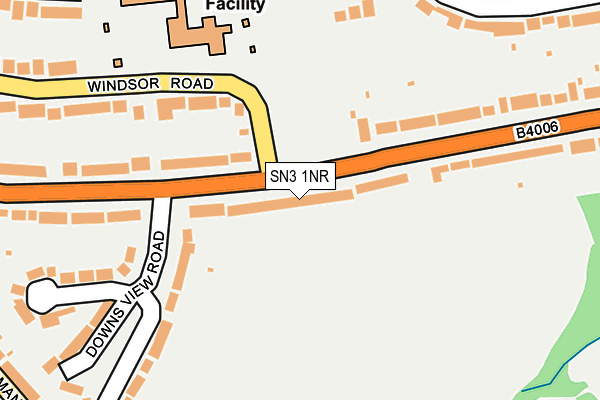 SN3 1NR map - OS OpenMap – Local (Ordnance Survey)