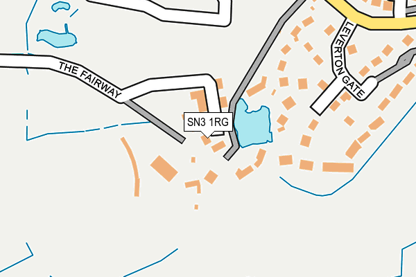 SN3 1RG map - OS OpenMap – Local (Ordnance Survey)