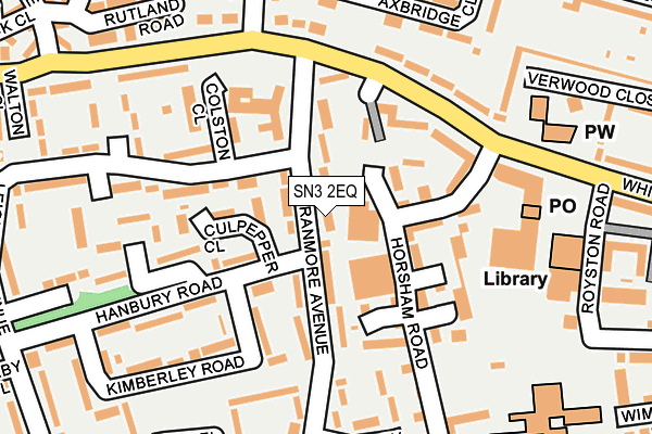 SN3 2EQ map - OS OpenMap – Local (Ordnance Survey)