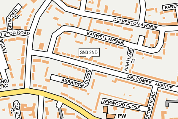 SN3 2ND map - OS OpenMap – Local (Ordnance Survey)