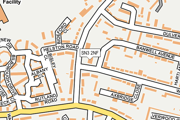 SN3 2NF map - OS OpenMap – Local (Ordnance Survey)