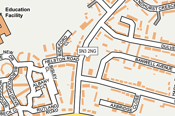 SN3 2NG map - OS OpenMap – Local (Ordnance Survey)