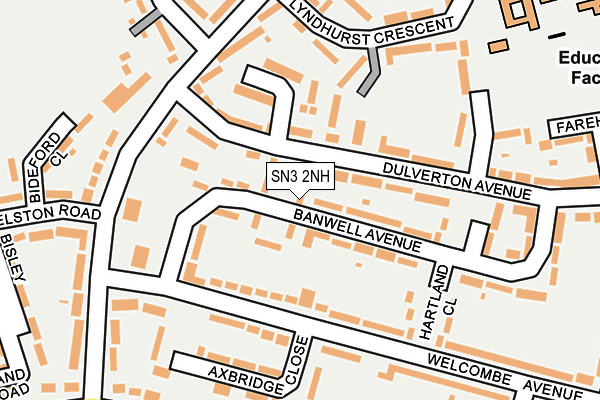 SN3 2NH map - OS OpenMap – Local (Ordnance Survey)
