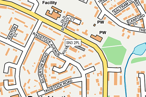 SN3 2PL map - OS OpenMap – Local (Ordnance Survey)