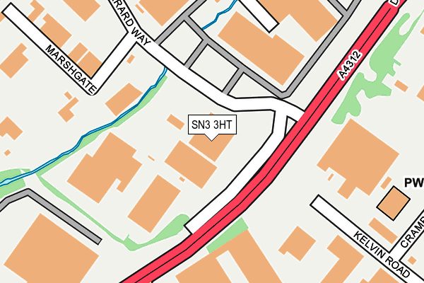 SN3 3HT map - OS OpenMap – Local (Ordnance Survey)