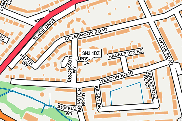 SN3 4DZ map - OS OpenMap – Local (Ordnance Survey)
