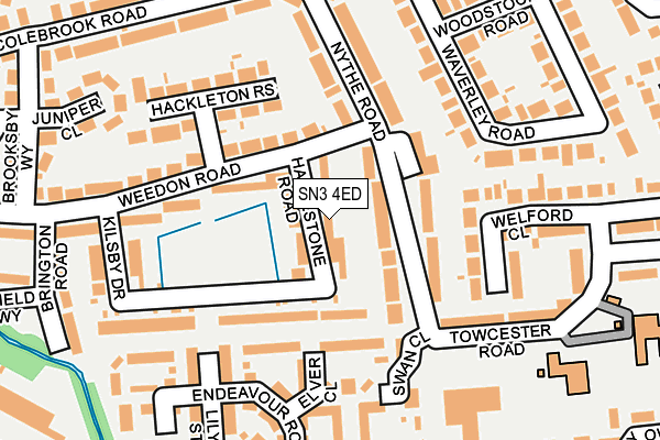 SN3 4ED map - OS OpenMap – Local (Ordnance Survey)