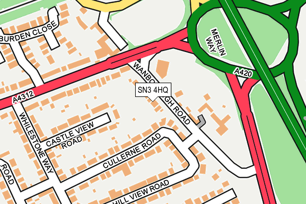 SN3 4HQ map - OS OpenMap – Local (Ordnance Survey)