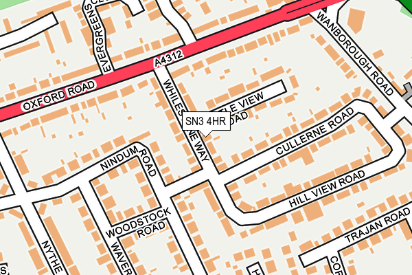 SN3 4HR map - OS OpenMap – Local (Ordnance Survey)