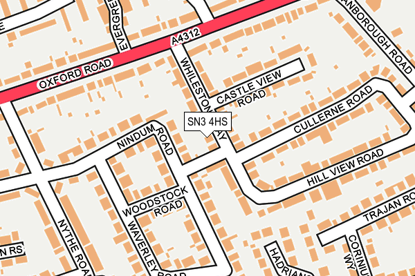 SN3 4HS map - OS OpenMap – Local (Ordnance Survey)