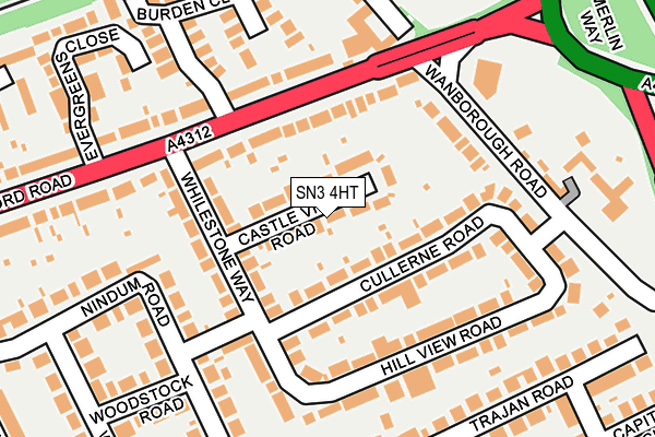 SN3 4HT map - OS OpenMap – Local (Ordnance Survey)