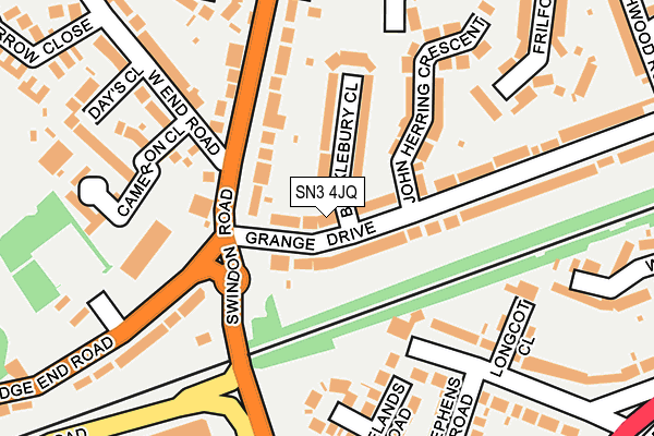 SN3 4JQ map - OS OpenMap – Local (Ordnance Survey)