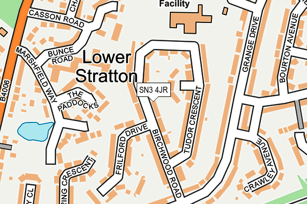 SN3 4JR map - OS OpenMap – Local (Ordnance Survey)