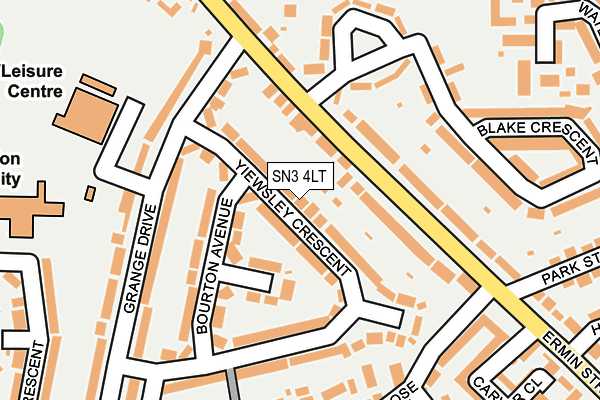 SN3 4LT map - OS OpenMap – Local (Ordnance Survey)