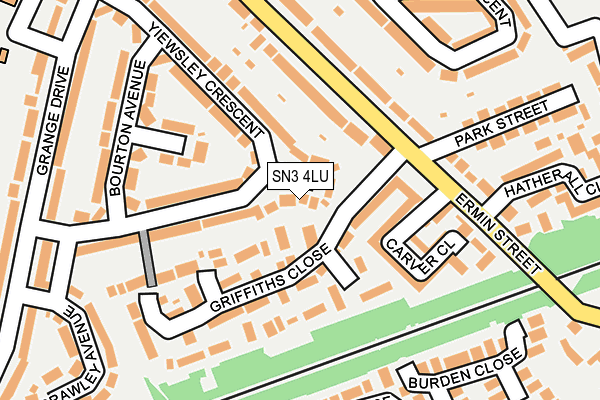 SN3 4LU map - OS OpenMap – Local (Ordnance Survey)
