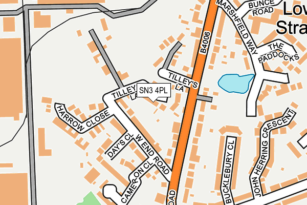 SN3 4PL map - OS OpenMap – Local (Ordnance Survey)